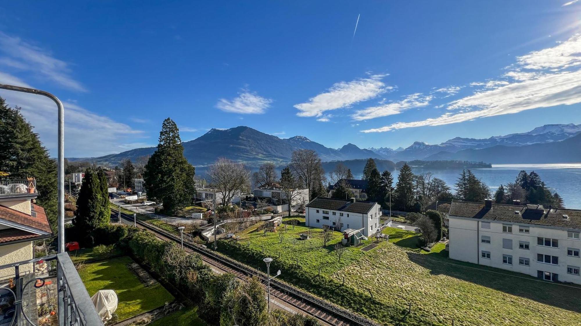 Boutique Apartment Lakeview Luzern 3 Lucerne Exterior foto